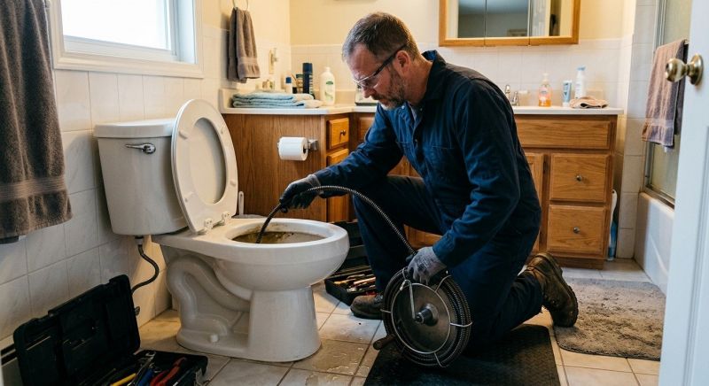 Backed Up Toilet Repair in Denver, CO